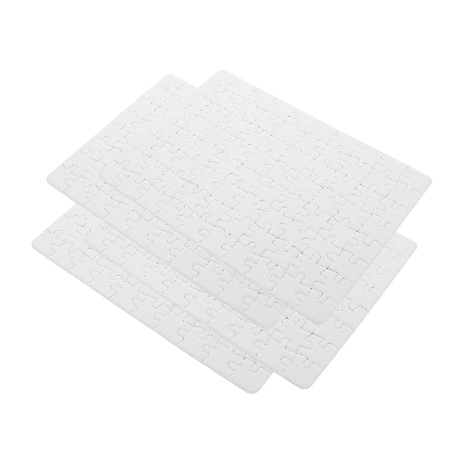 4Sheets Blank Puzzle Blanks Wh - Puzzle Blank White ulasan dan harga