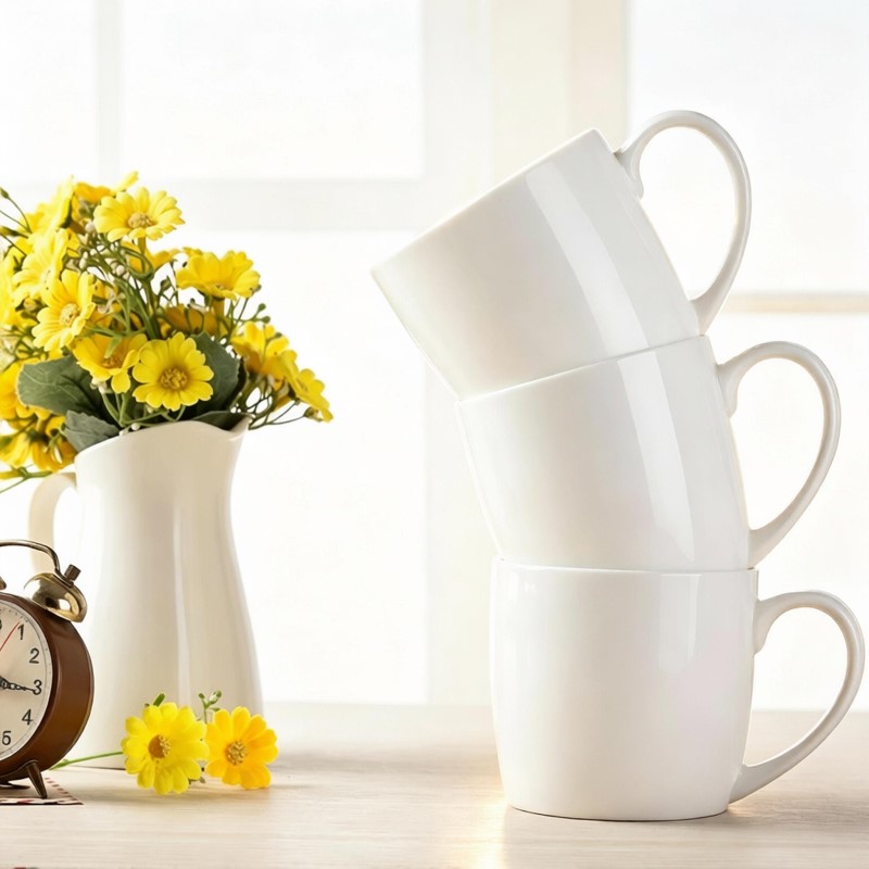 300ML, 3pcs/lot, plain white b - Sublimation Mug White ulasan dan harga